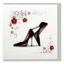 Quilled Stilettos Greeting Card (15x15cm)