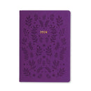 Letts 2024 Woodland A5 Week zum Betrachten von Tagebuch