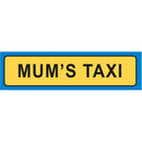 Mums Taxi License Plate Keyring