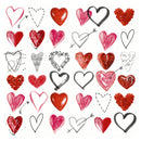  Paper+Design Luncheon-Servietten mit Valentinstag-Motiv