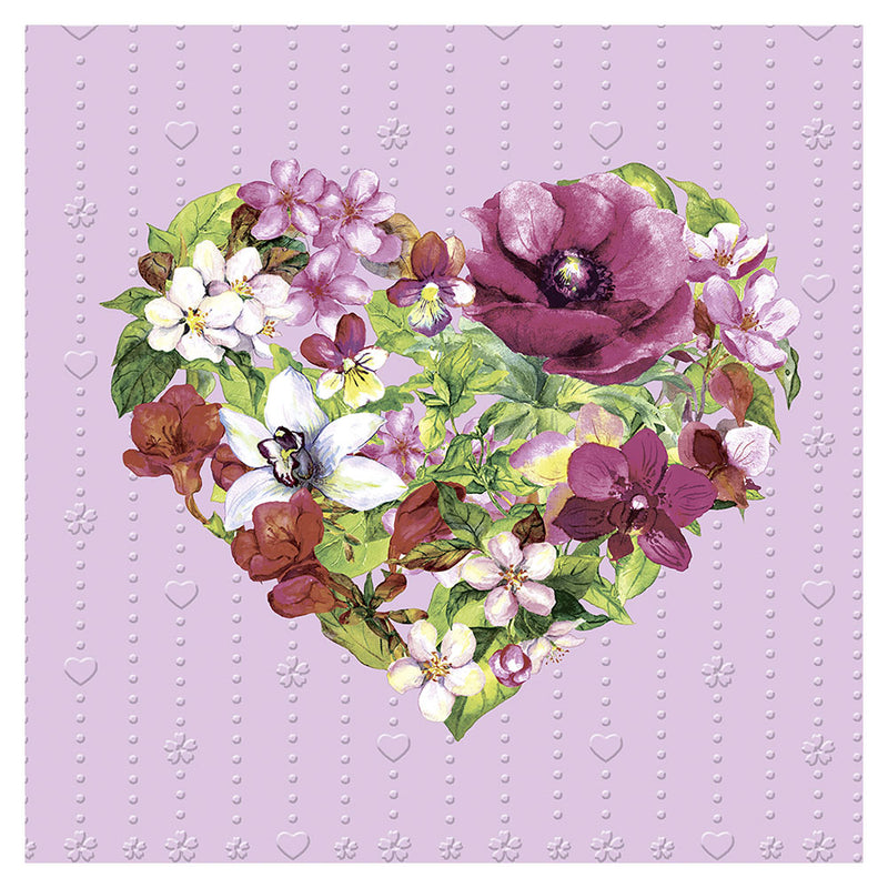  Paper+Design Moments Luncheon-Servietten mit Blumenmuster