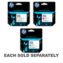 HP 711 Ink Cartridge 29mL 3pk