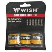 Wish Tennis Overgrips 3pcs (Yellow)