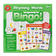 Rhyming Words Bingo Game