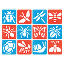 Minibeast Stencils 12pcs (6.8x6.8cm)