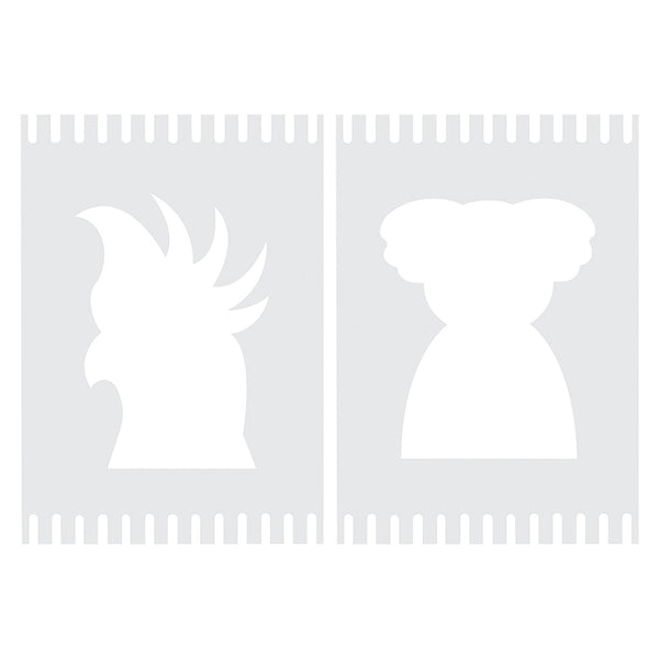 Cardboard Weaving Looms Aussie Animal 12pk