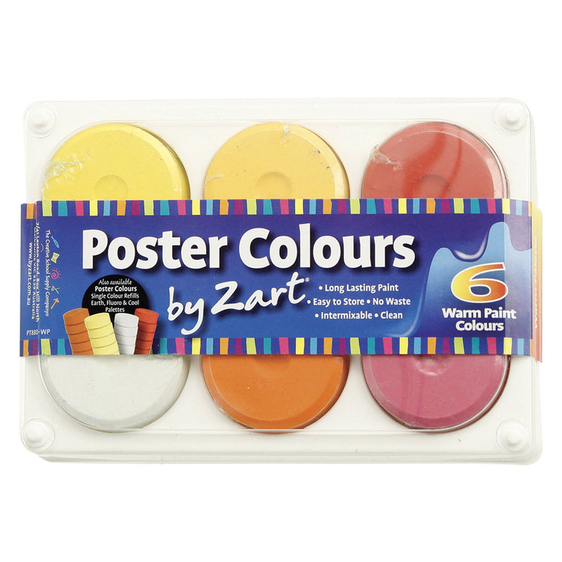 Zart Poster Colours 6pk