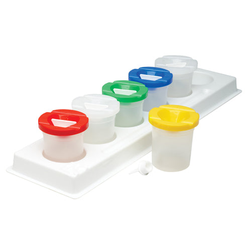 Paint Mixing Pots with Lids (Set of 6)