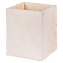 Wooden Pencil Holder (8x8.2x10cm)