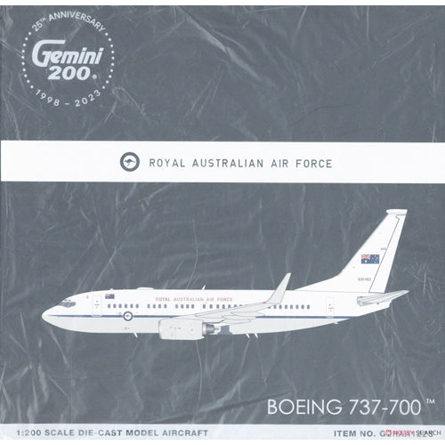 RAAF B737-700S A36-002 1/200 Scale Aircraft Model