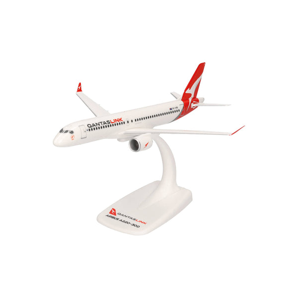 Snap-Fit QantasLink Airbus A220-300 1/200 Scale Aircraft Model