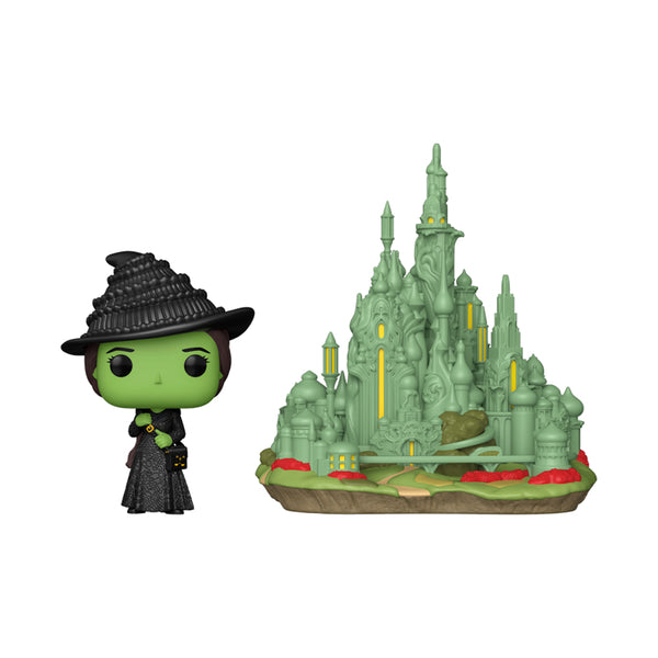 Wicked (2025) Elphaba with Emerald City Pop! Town