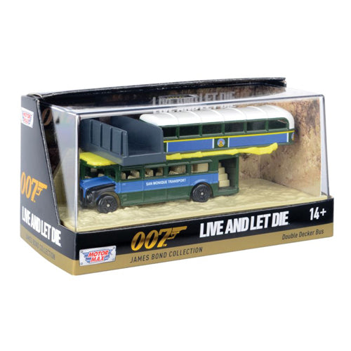 James Bond Live & Let Die Double Decker Bus  3" Diorama Set