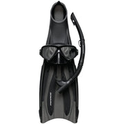 Barracuda Adult Mask, Snorkel & Fin Set (Black)