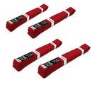 Yamasaki Deluxe Coloured Martial Arts Belts (Red)