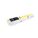 Yamasaki White Martial Arts Belts with Yellow Stripe