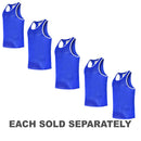 Morgan Boxing Singlet (Blue/White)