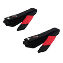 Morgan IBJJf Approved BJJ Black Belt with Red Tip