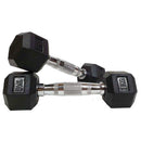Morgan Rubber Hex Dumbbells 1kg (Pair)