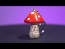 Smilende Magic Mushroom Keychain