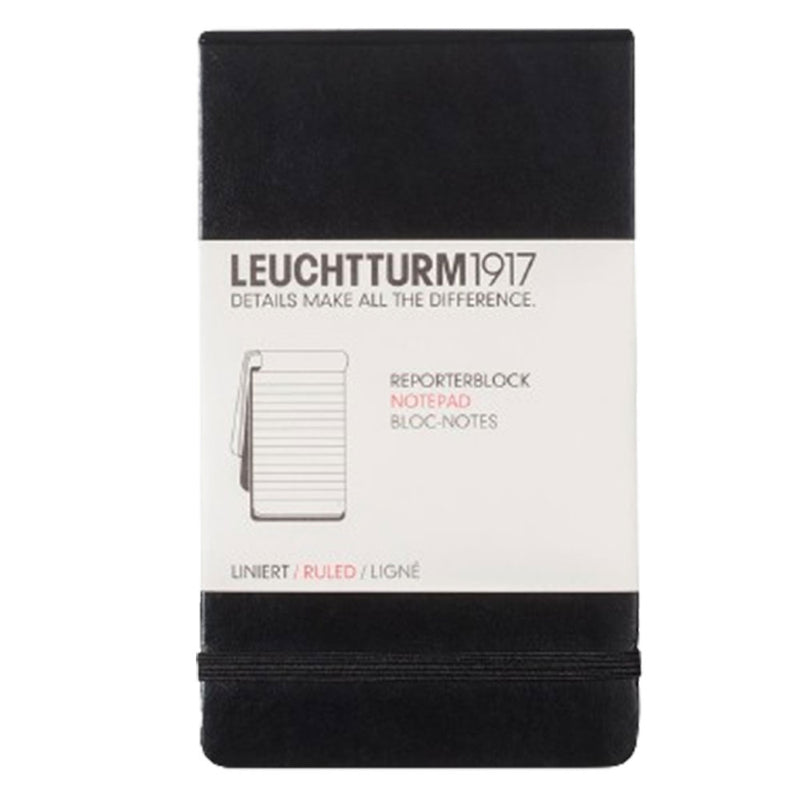 Reporter A6 Pocket Notepad med Hardcover (sort)