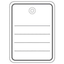 Herma Merch Tags with Eyelet and String 1000pc