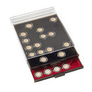 Leuchtturm 12-Spaced Capspi Coin Box (Smoke/Black)