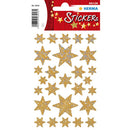 Herma 6-Pointed Stars Pearlized Film Sticker Decor