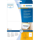 Herma Removable Labels A4 25pc (White)