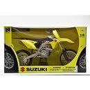 Newray 1:6 Diecast Suzuki RM-Z450 Dirty Bike (Yellow)