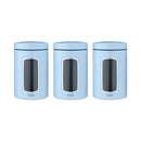 Brabantia Window Canister 1.4L (drømmende blå)