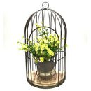 Birdcage med blomsterindretning