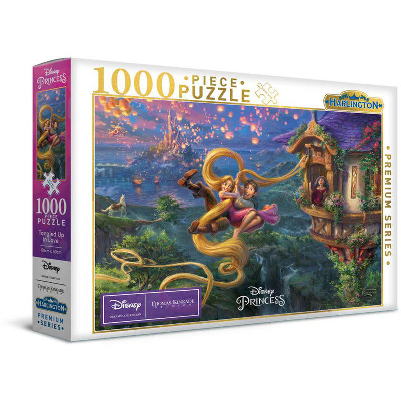 Kinkade PQ Disney Tangled Up in Love Puzzle 1000pcs