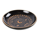 Black and Gold Talking Board Ceramic Trinket Dish