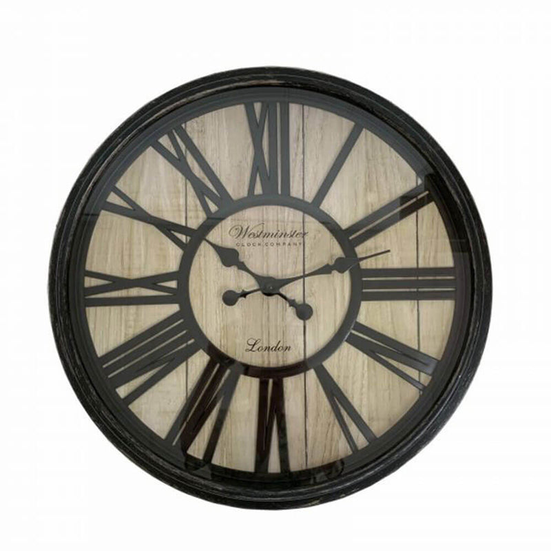Holborn Uhr mit römischen Ziffern (52x52x6cm)