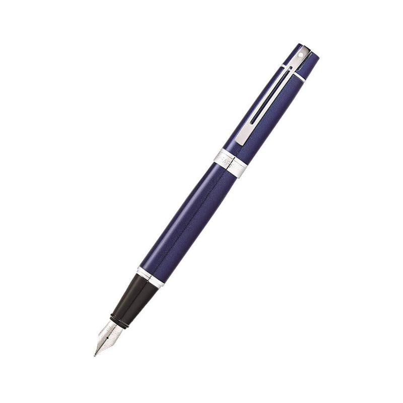 300 blau lackierter/verchromter Kugelschreiber