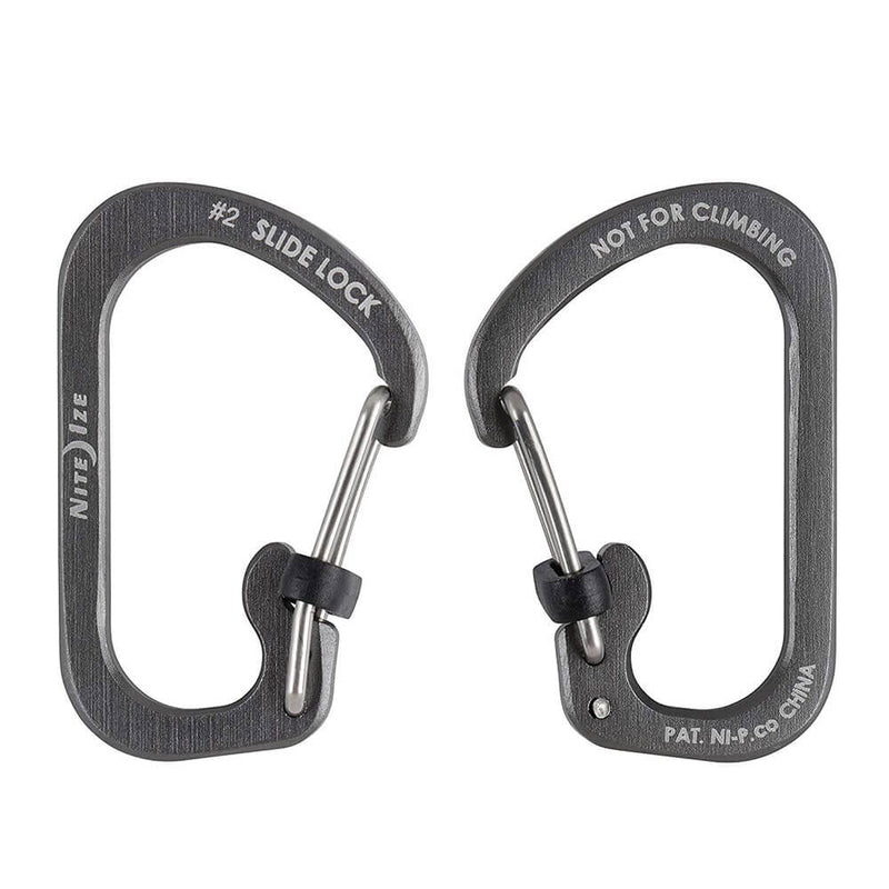 SlideLock Karabiner Aluminium