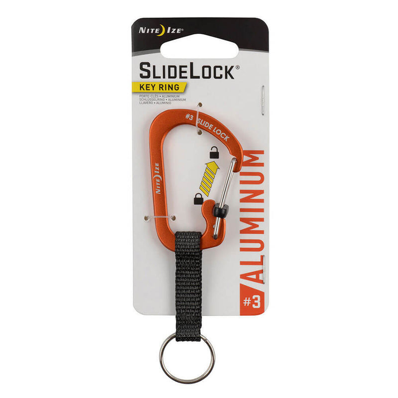 SlideLock Schlüsselanhänger Aluminium