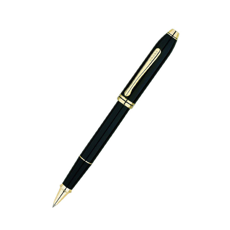 Townsend 23 Karat vergoldeter schwarzer Lackstift