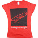 True Blood Fangtasia Rot Damen T-Shirt