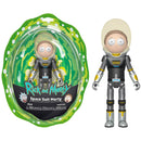 Rick and Morty Space Suit Morty Metallic Action Figure