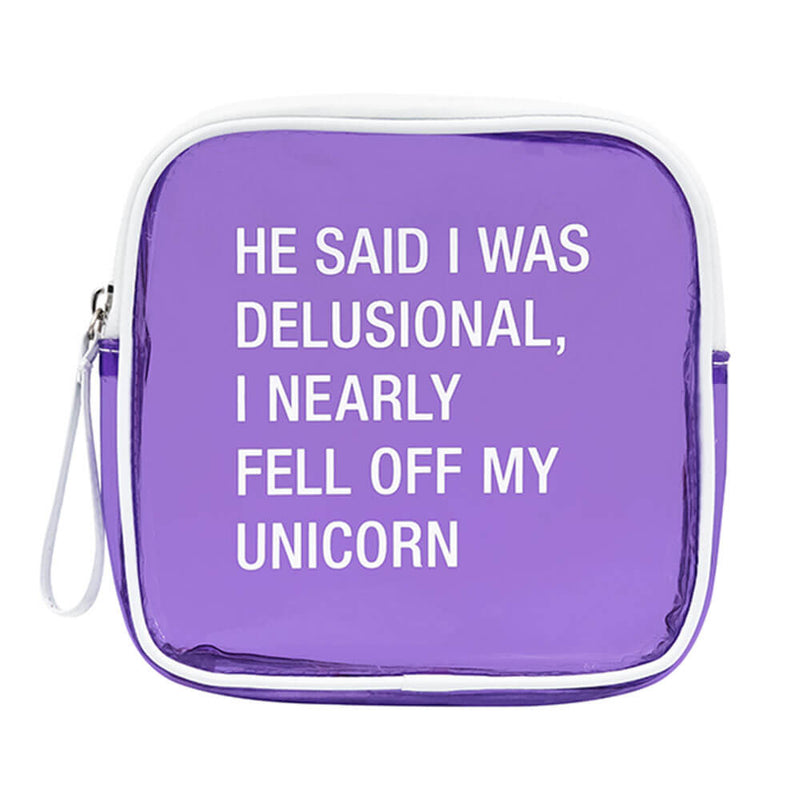 Sig hvad vinyl kosmetisk taske