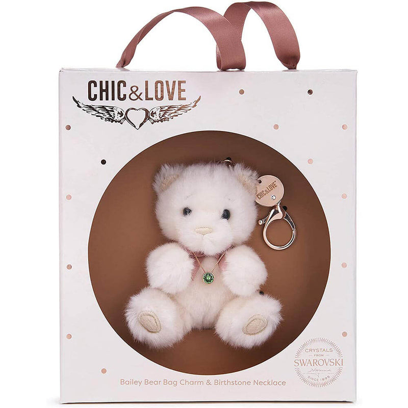 Chic & Love Bailey Bear Bag Charm og halskæde