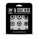 Vallejo stencils luftmarkeringer