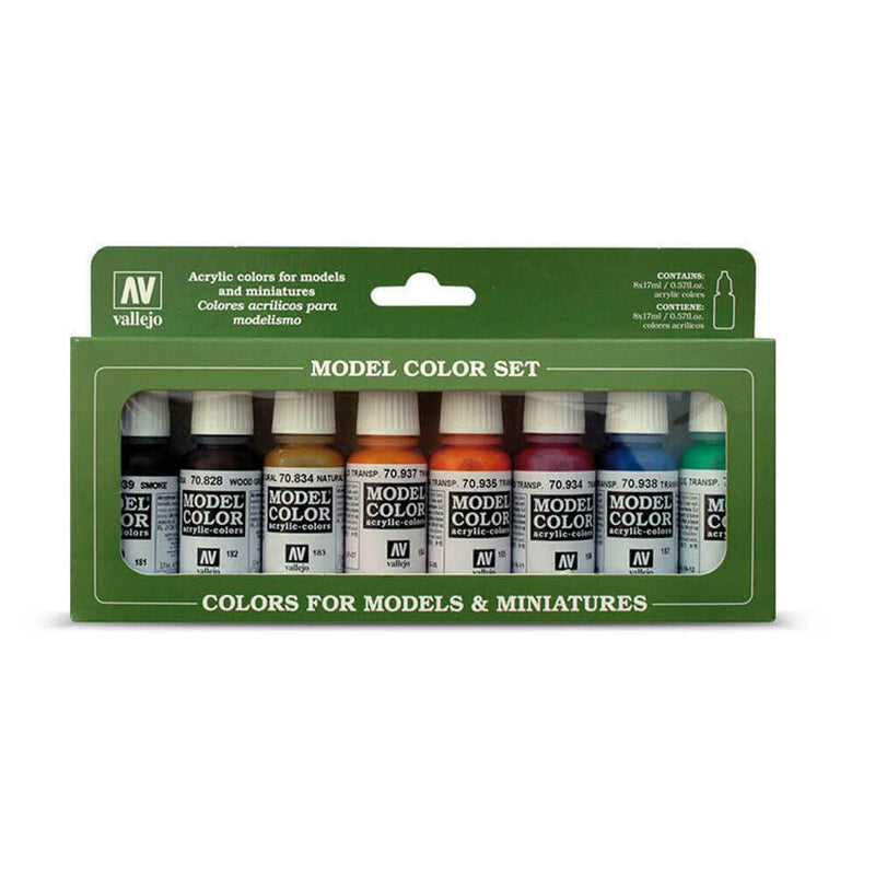 Model Color Paint Set mit 8 Farben