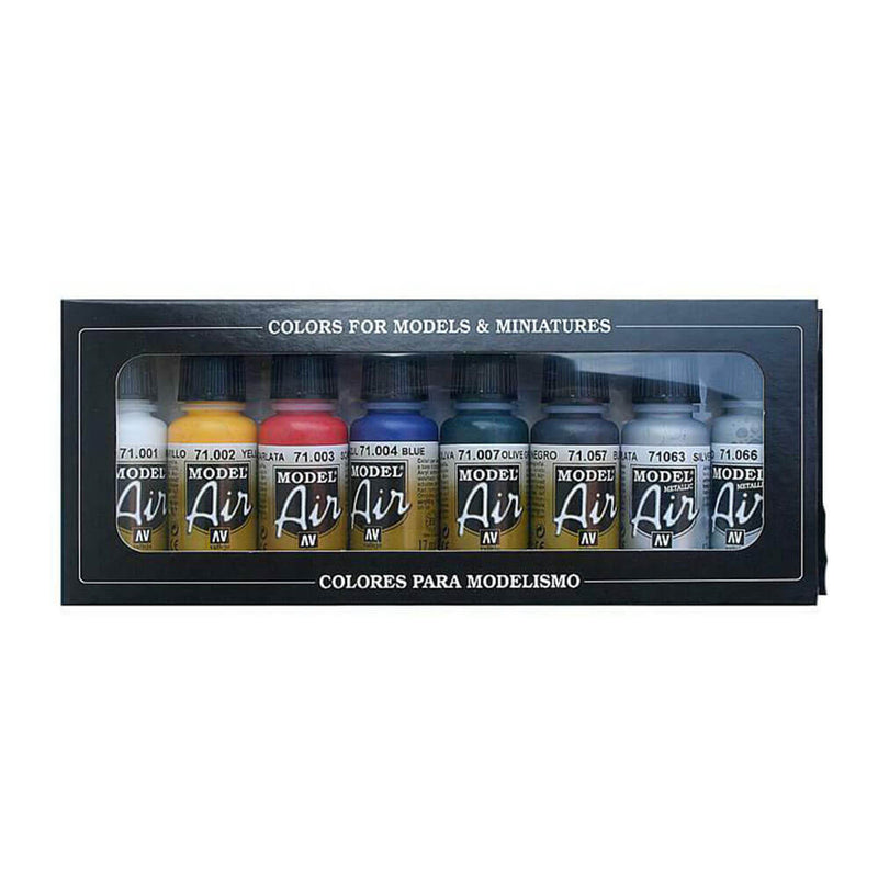 Vallejo Model Air Paint Set mit 8 Farben