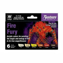 Vallejo Fantasy Color Series Fire Fury Set of 6
