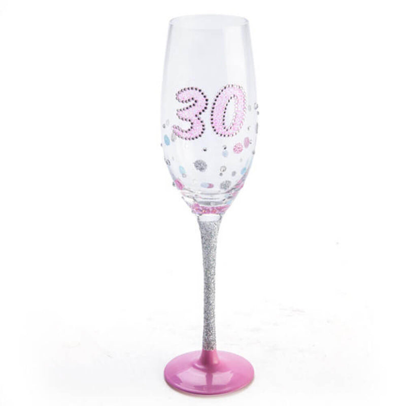 Fødselsdag Sparkle Champagne Flute