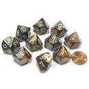 Chessex D10 Polyhedral 10-Würfel-Gemini-Set