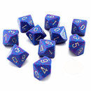 Chessex D10 Polyeder 10-teiliges gesprenkeltes Set